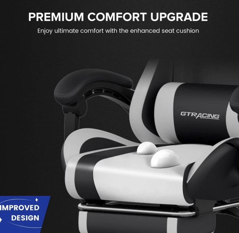GTRACING GTWD-200 Ergonomic Gaming Chair with Adjustable Pillows - photo 4