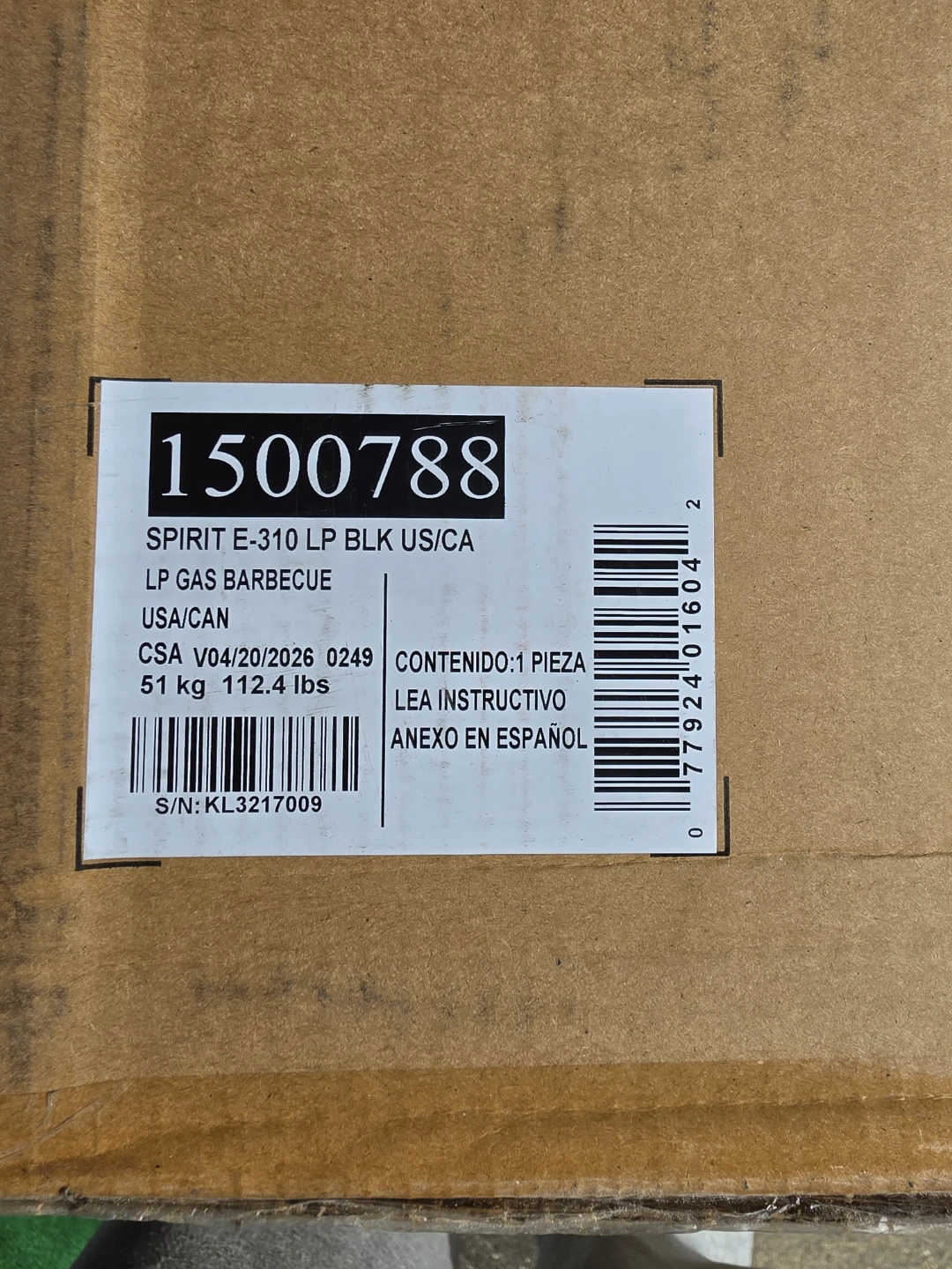 New Weber Spirit E-310 Liquid Propane Gas Grill - photo 3