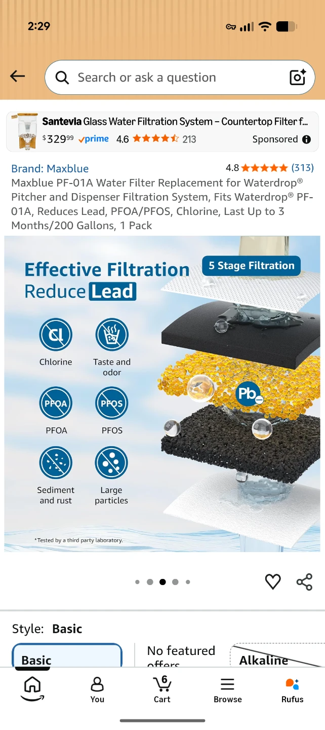 Maxblue PF-01A Water Filter Replacement - photo 4