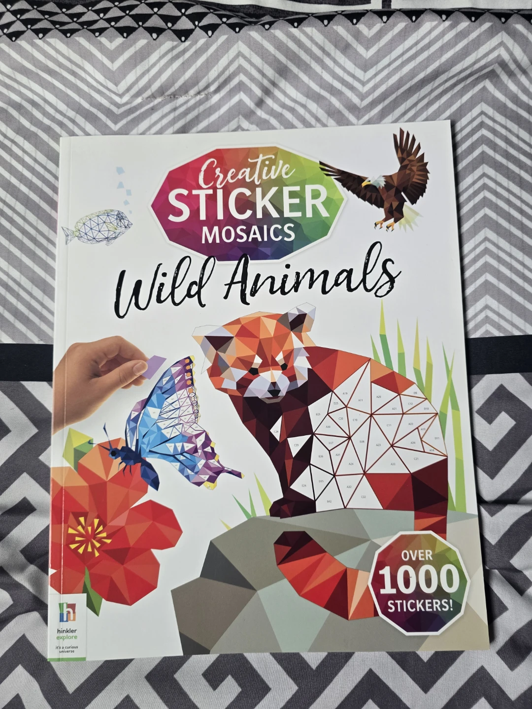 Set of 3 Creative Sticker Mosaics Activity Books - photo 3