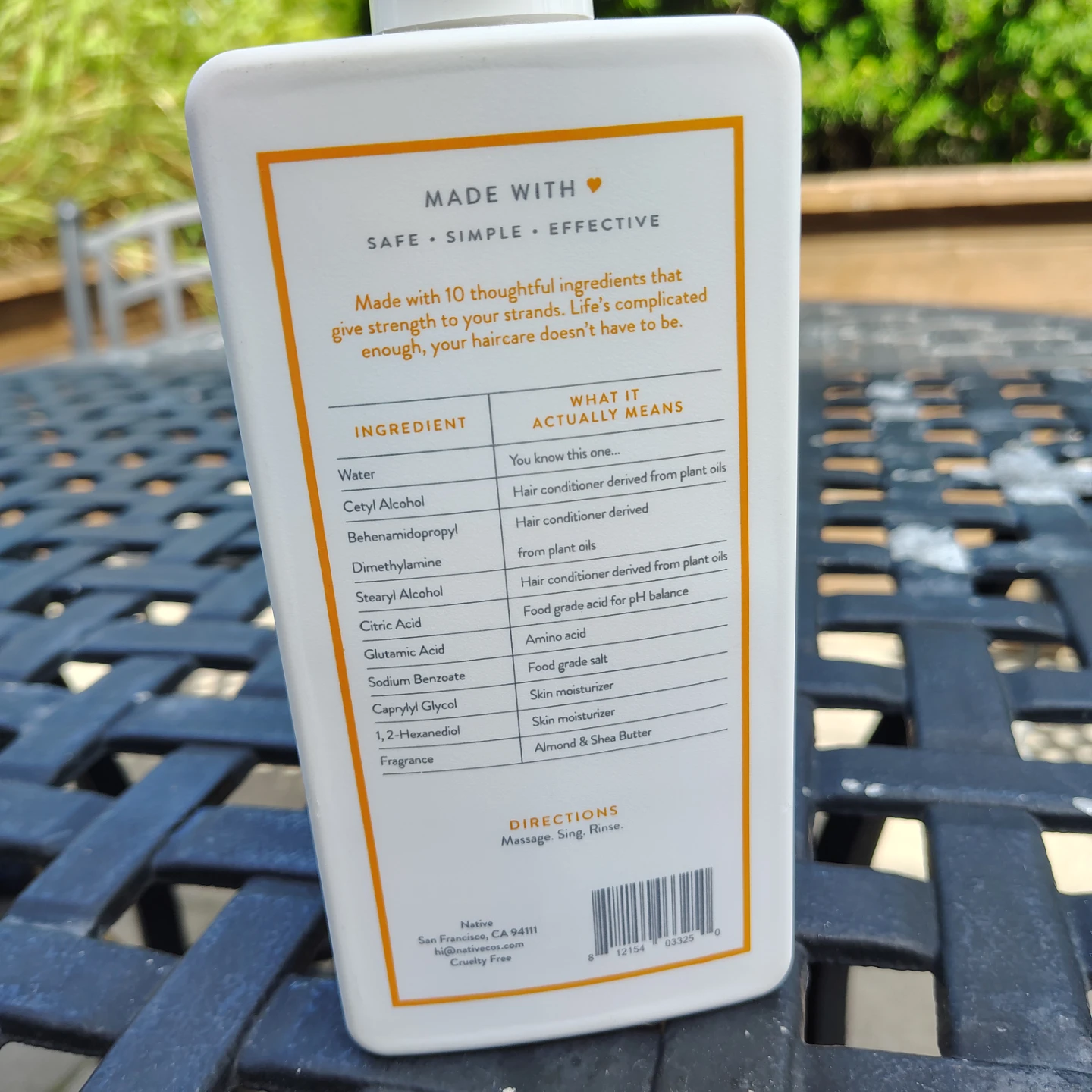 Native Almond & Shea Butter Strengthening Conditioner - photo 2