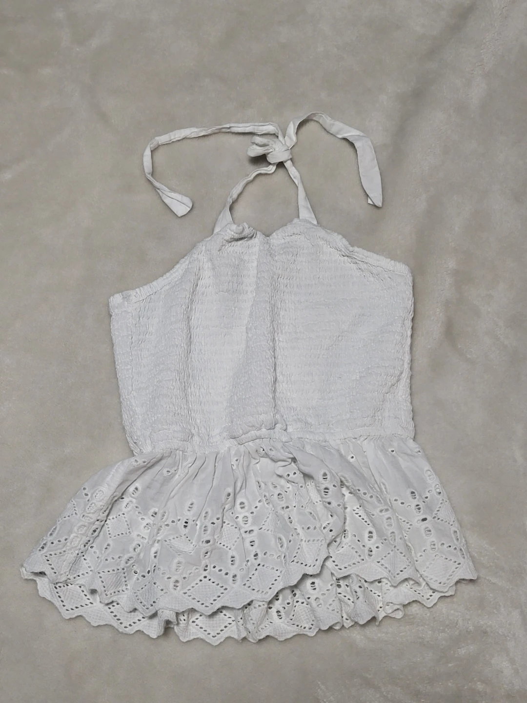 White Halter Top - photo 2