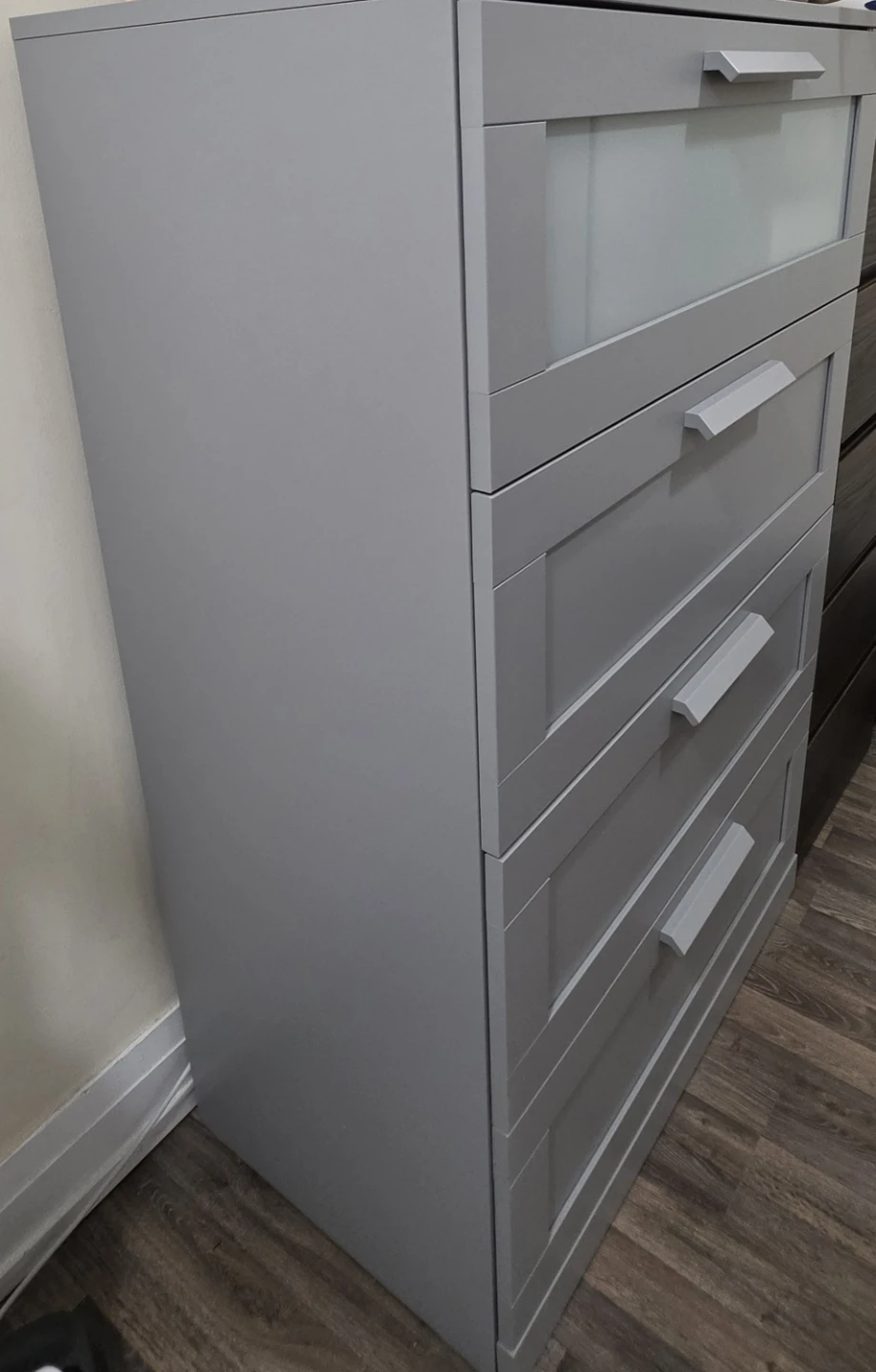 IKEA Brimnes 4-Drawer Dresser Gray - photo 2