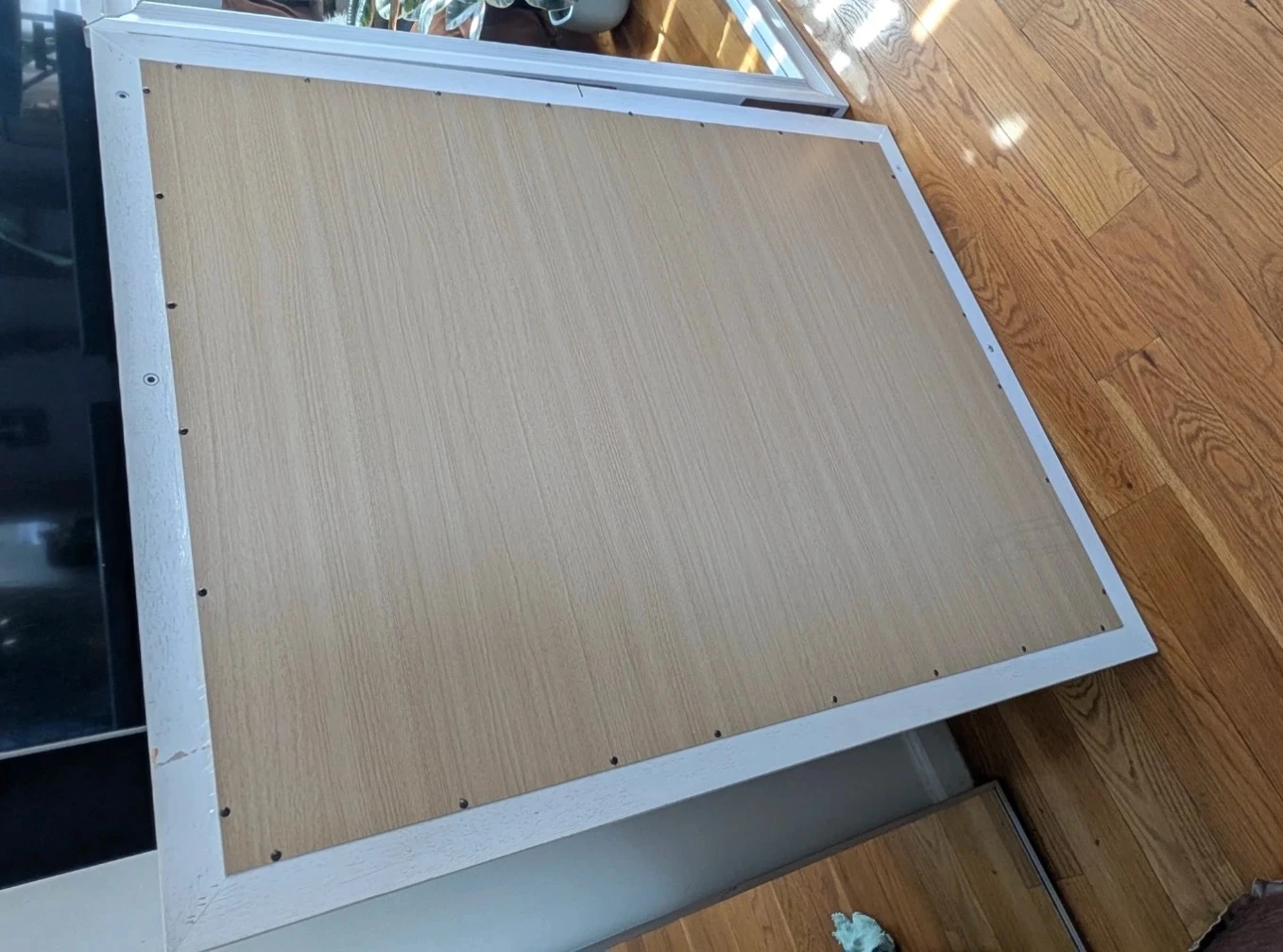 White framed large statement mirrors - photo 4
