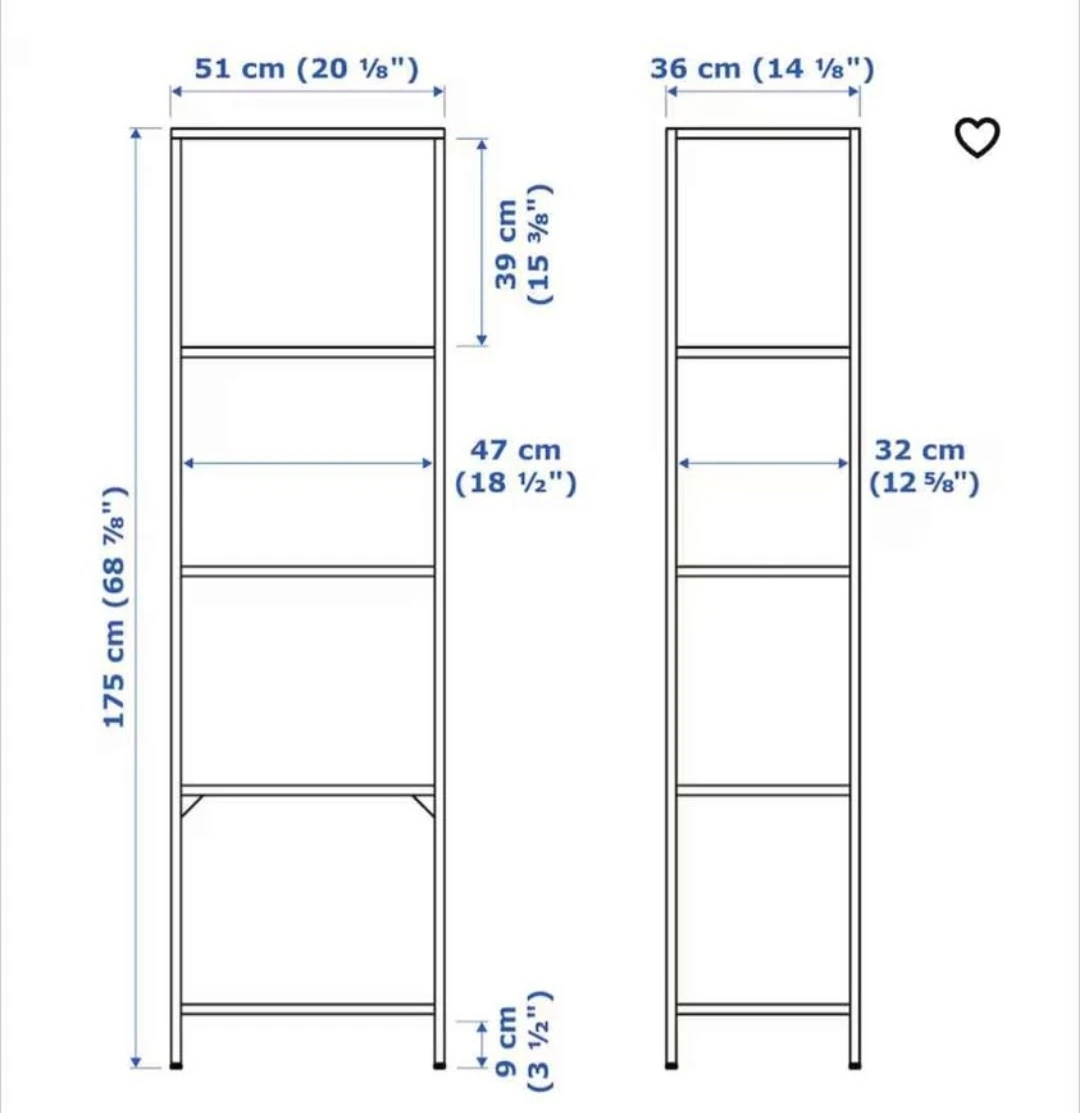 Shelf with glass shelves - photo 2