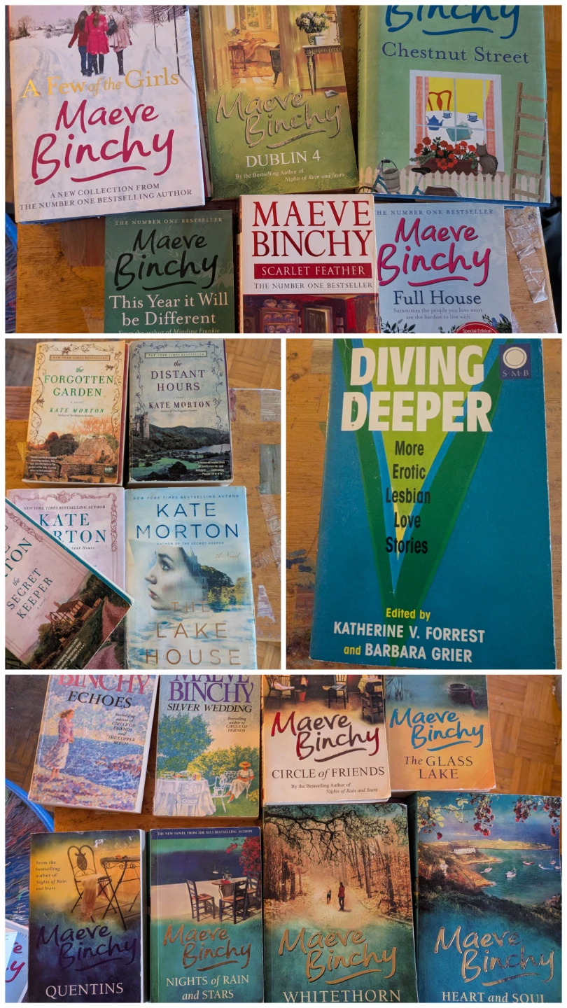 Large Collection of Fiction Paperback Books