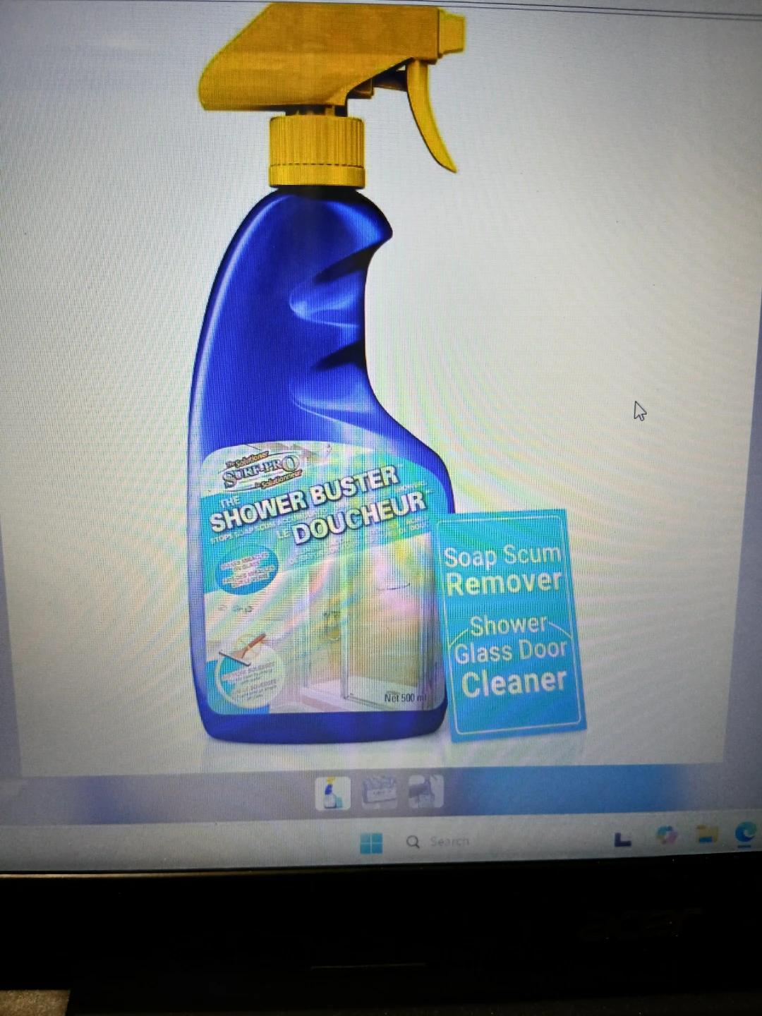 Surf-Pro Shower Buster Glass Cleaner