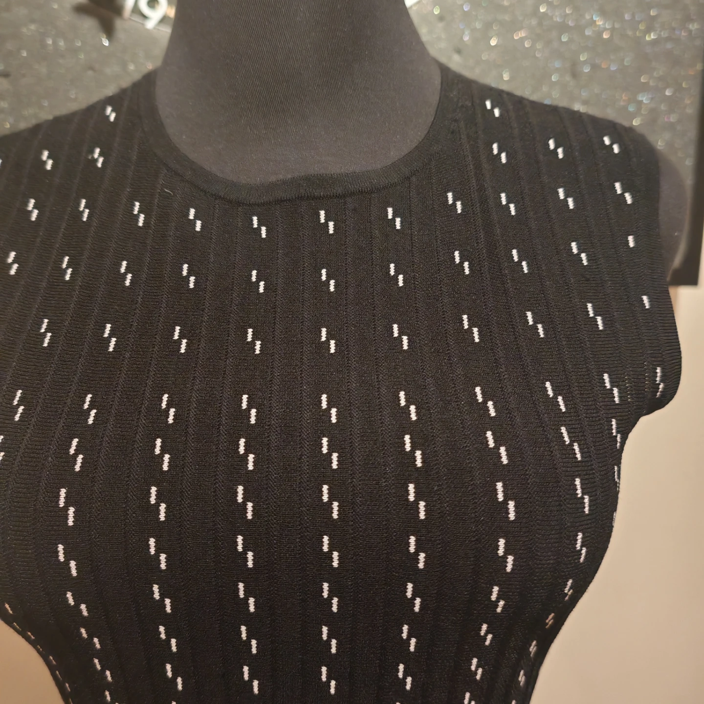 Ted Baker black knit sleeveless dress - photo 5