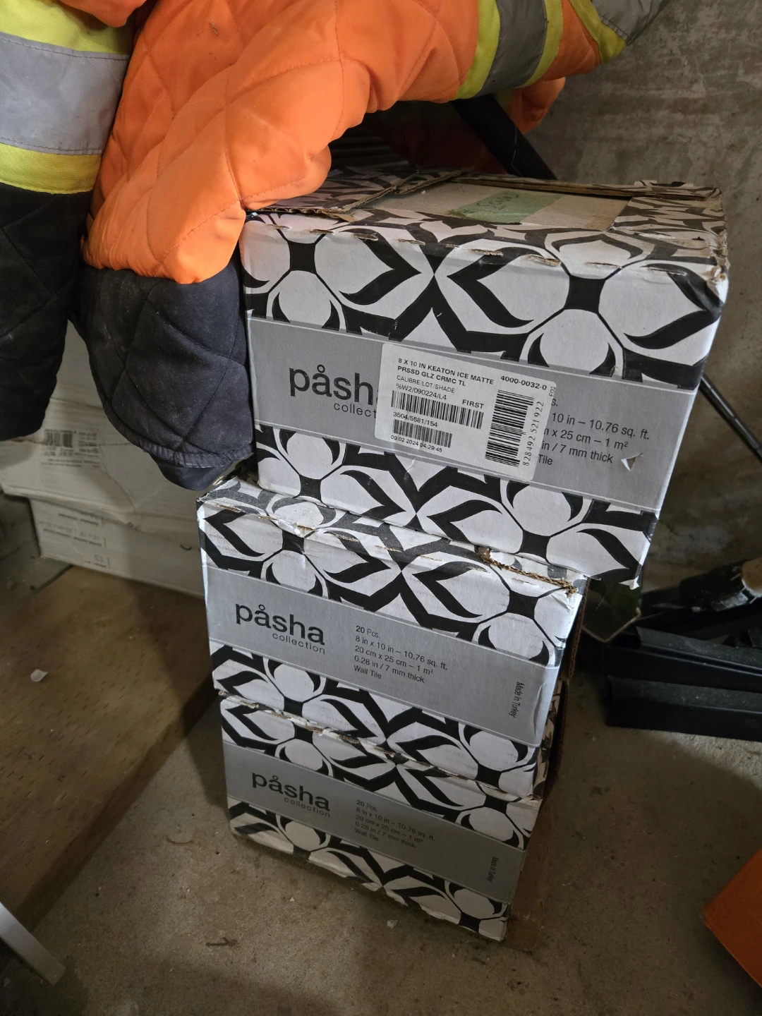 Pasha Collection Keaton Ice Matte Wall Tiles