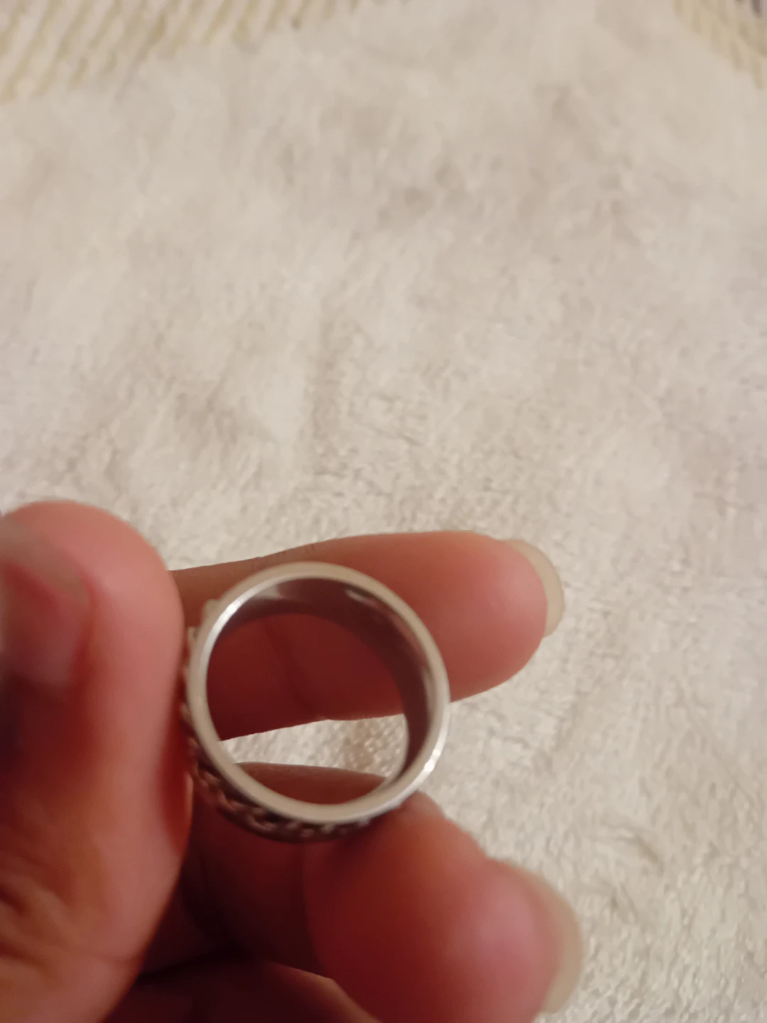 Silver-Tone Spinner Ring - photo 4