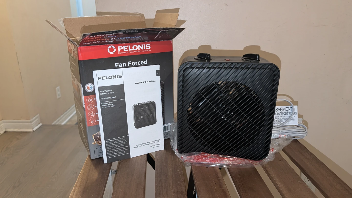 Pelonis Fan Forced Heater + Fan