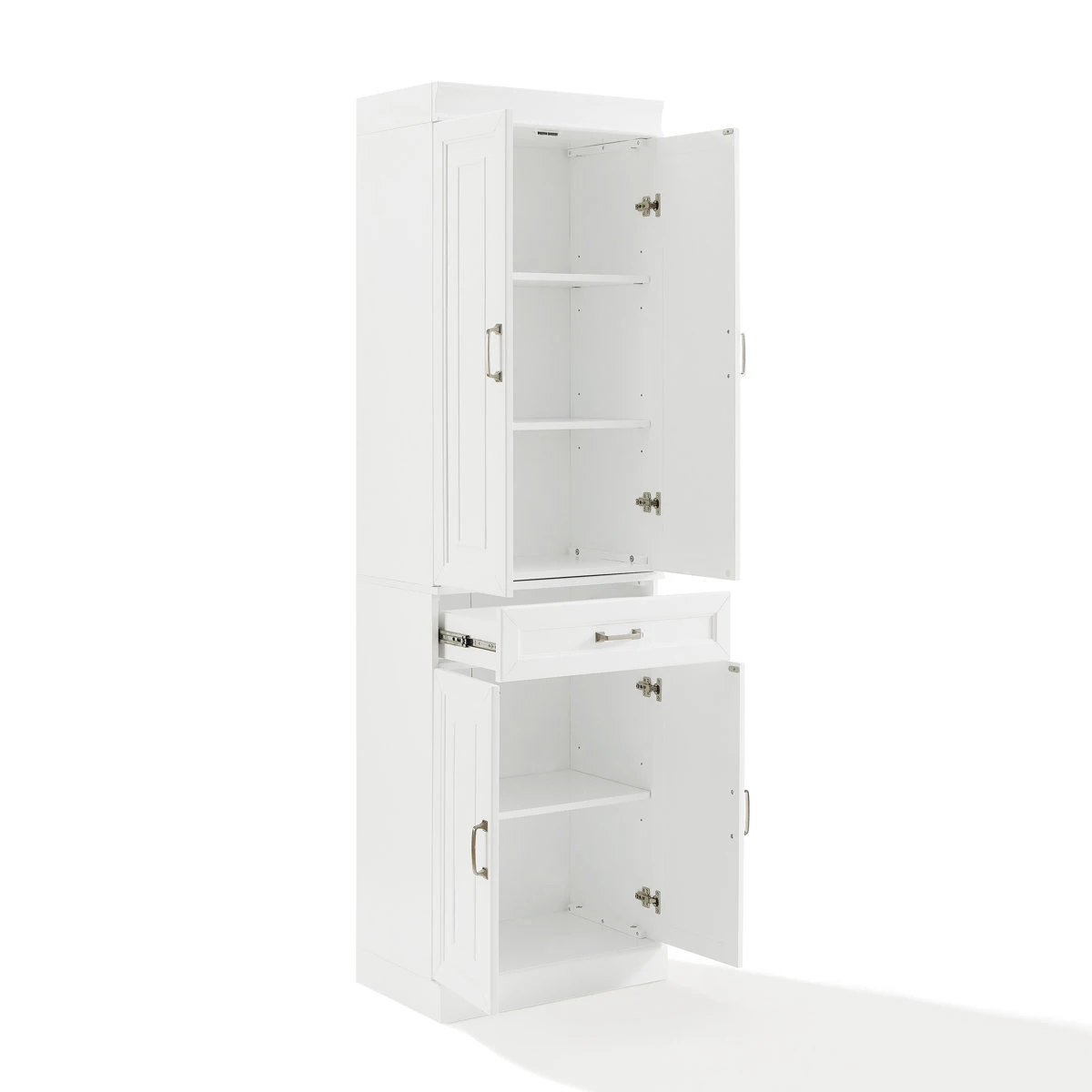 White Kitchen Pantry Cabinet Storage Cupboard – 78” Tall - photo 4