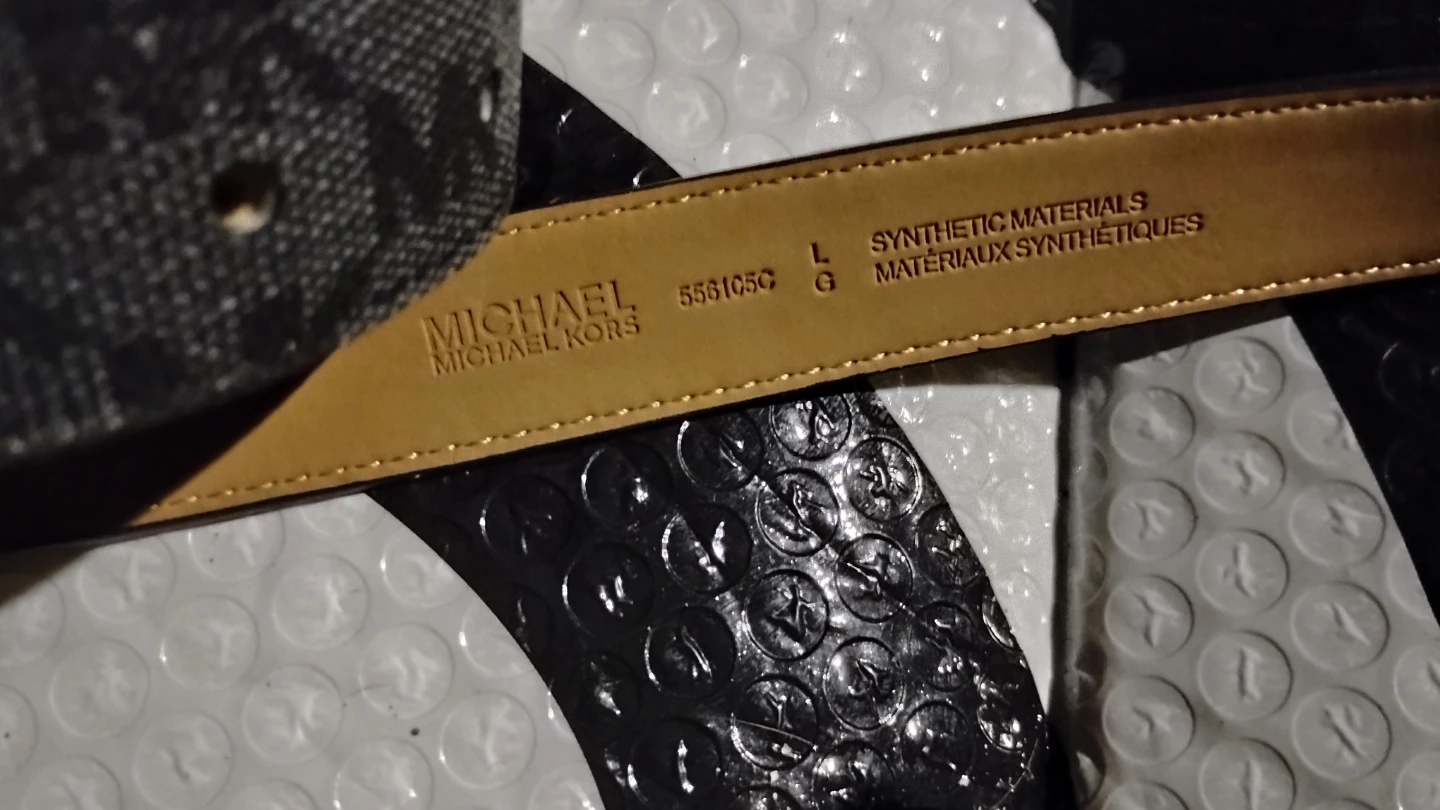 Michael Kors Signature Monogram Belt - Size L - photo 4
