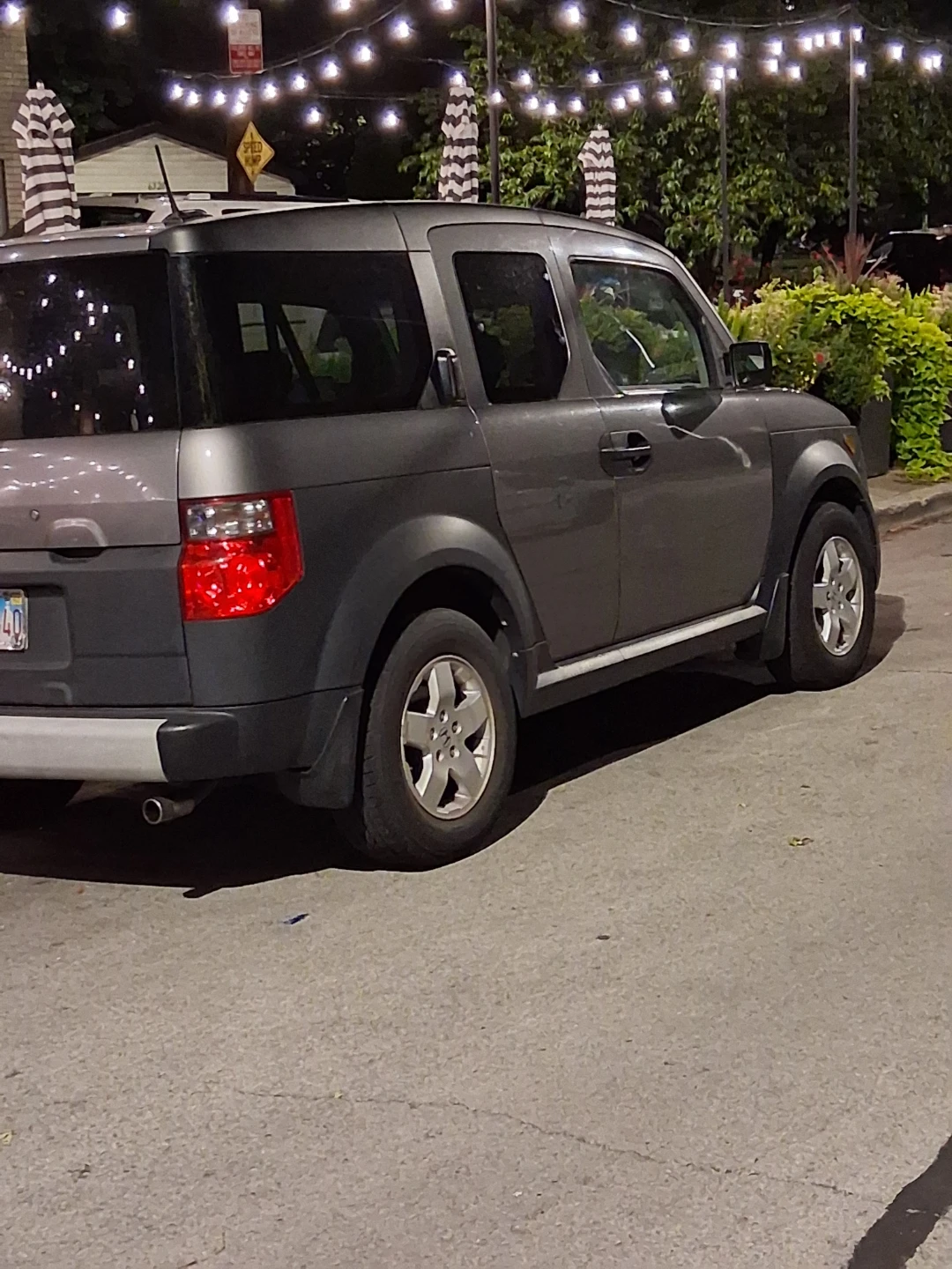 Gray Honda Element