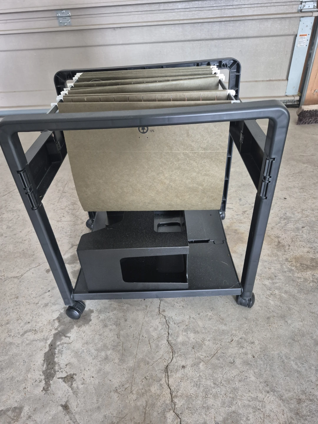 Rolling File Cart with Oxford Folders - photo 3