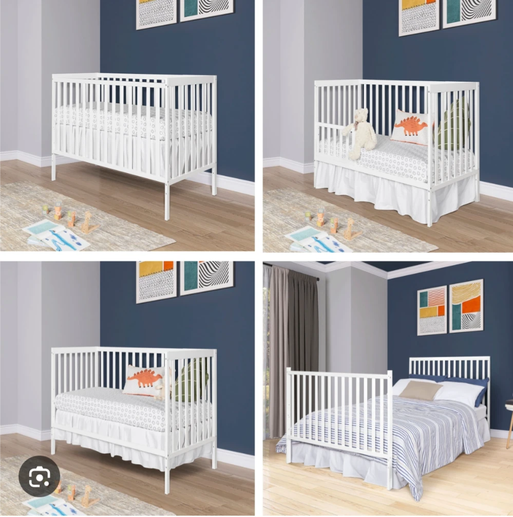 Dream On Me Synergy Mod 5-in-1 Convertible Crib