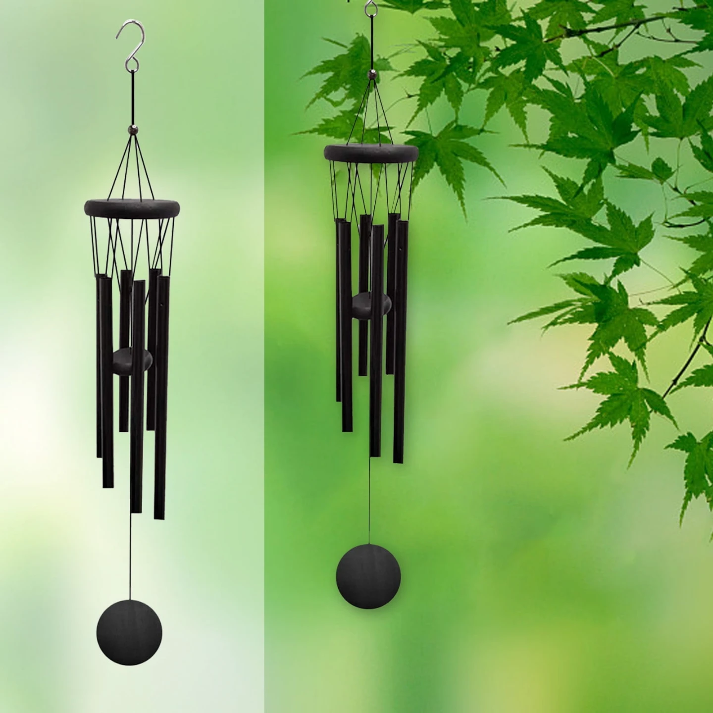 Black Metal Wind Chime