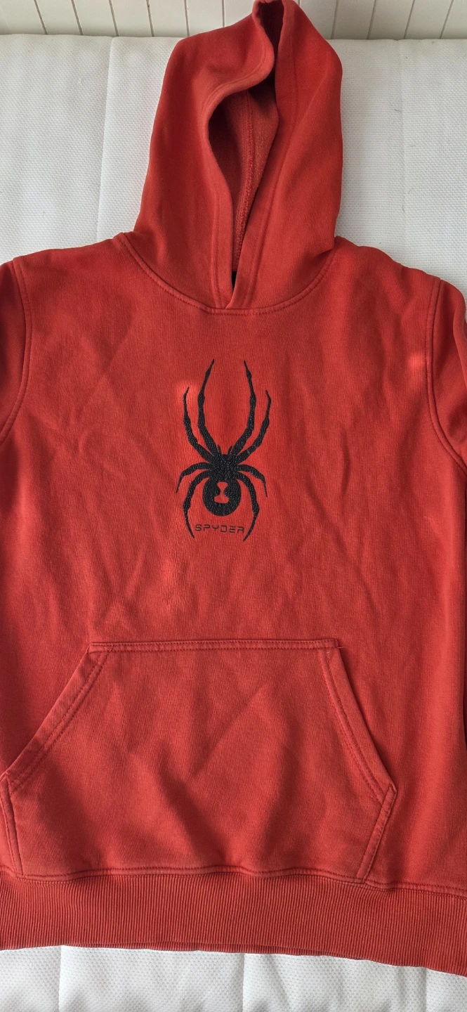 Spyder Red Hoodie, Size Large (14-16)