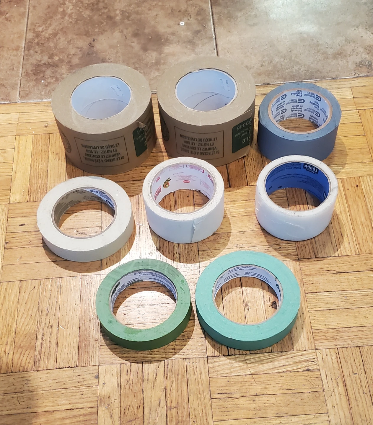 Assorted Tape Rolls
