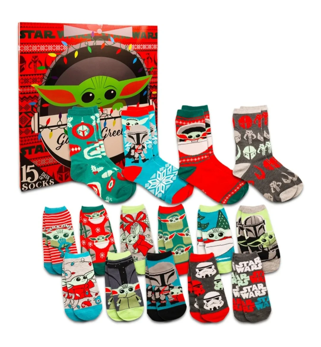 NEW Star Wars Baby Yoda 15 Days of Socks - photo 4