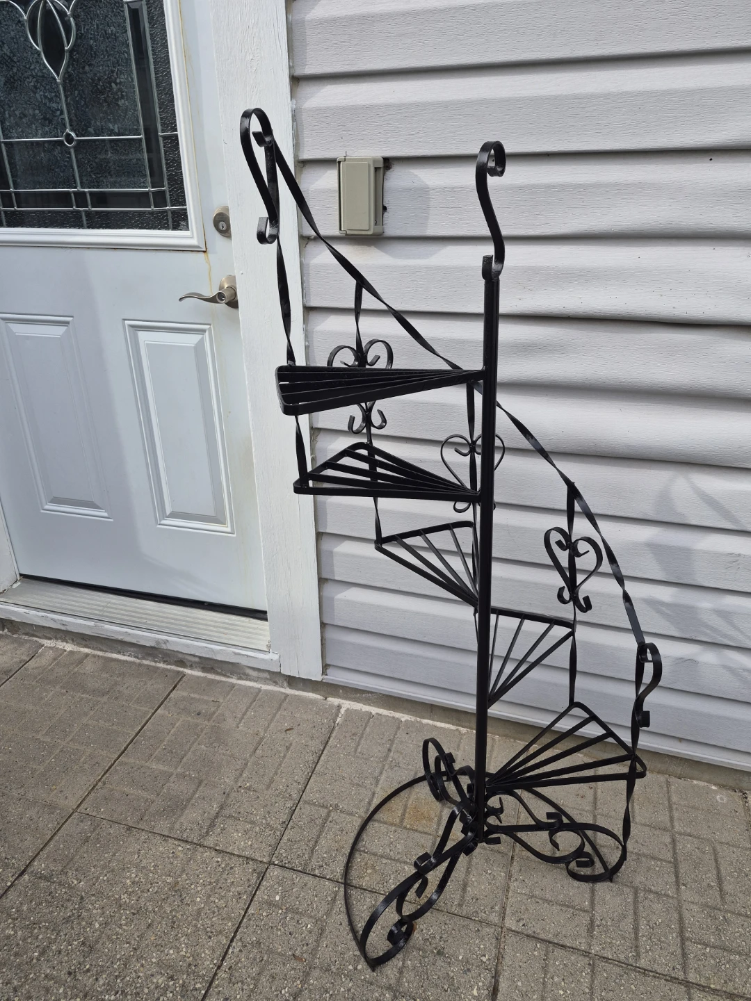 Wrought Iron Spiral Plant Stand🏈 - photo 3
