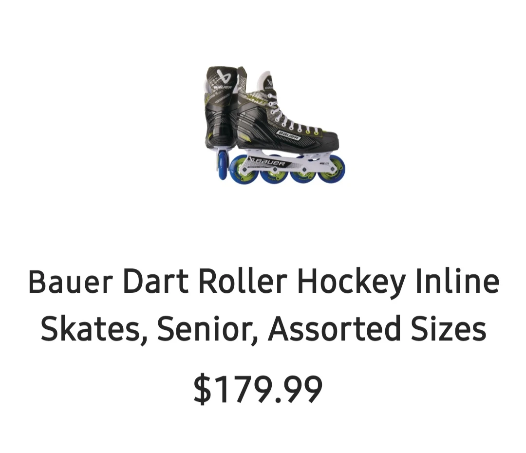 Bauer Dart Inline Hockey Skates size 8 - photo 5