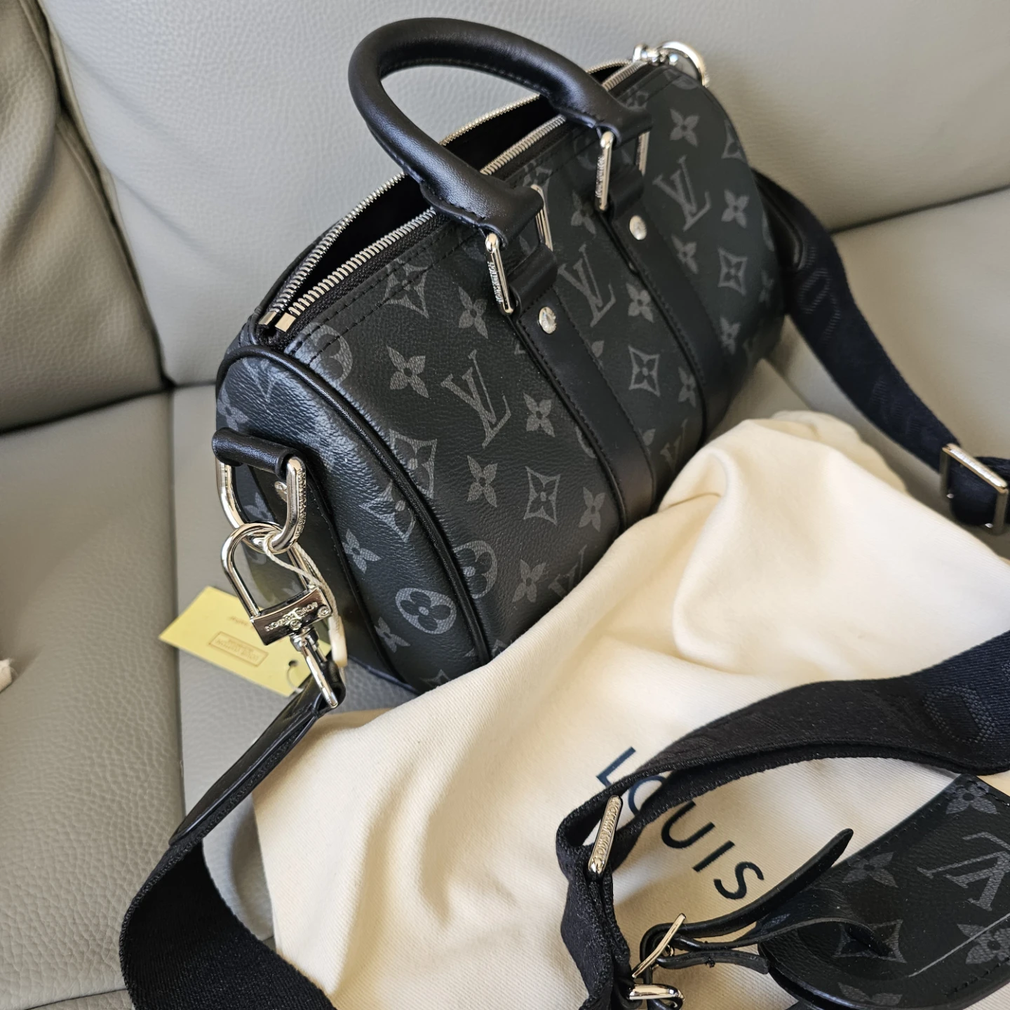 Louis Vuitton Monogram Eclipse Keepall XS Bag - photo 2
