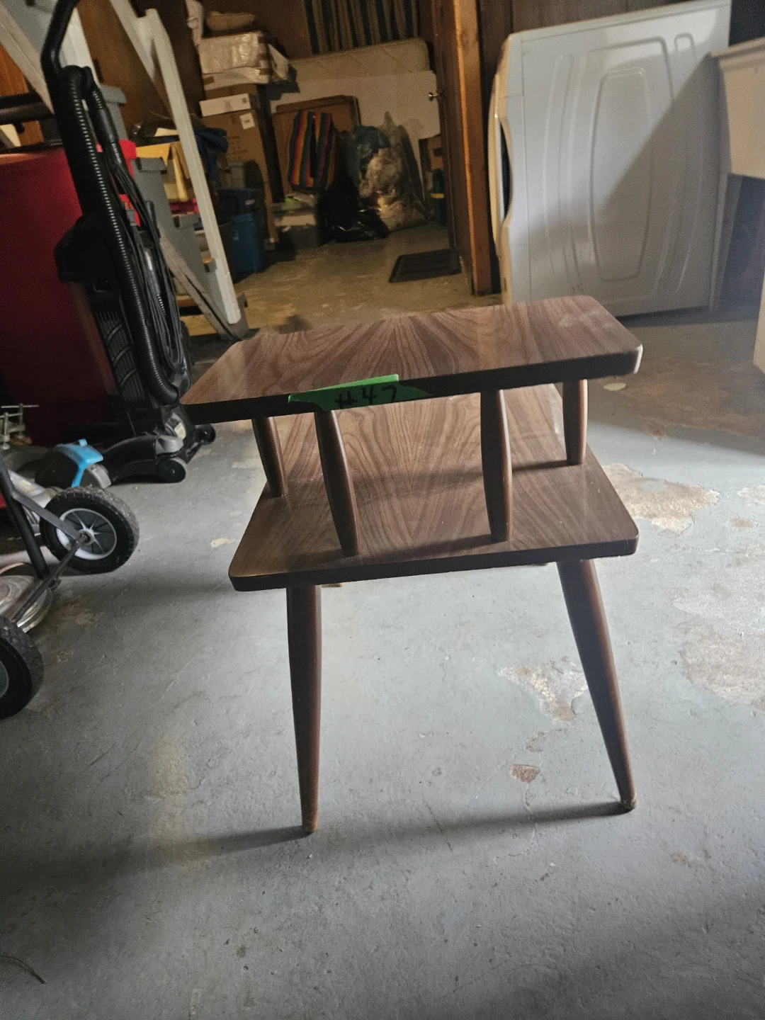 Mid-Century Modern Two-Tier Side Table - photo 3