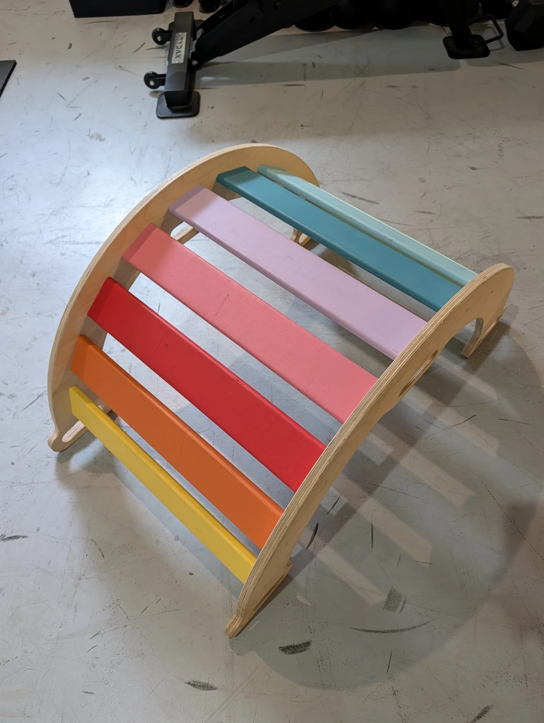 Farmer and Daughter Handmade Wooden Montessori Rocker - photo 2