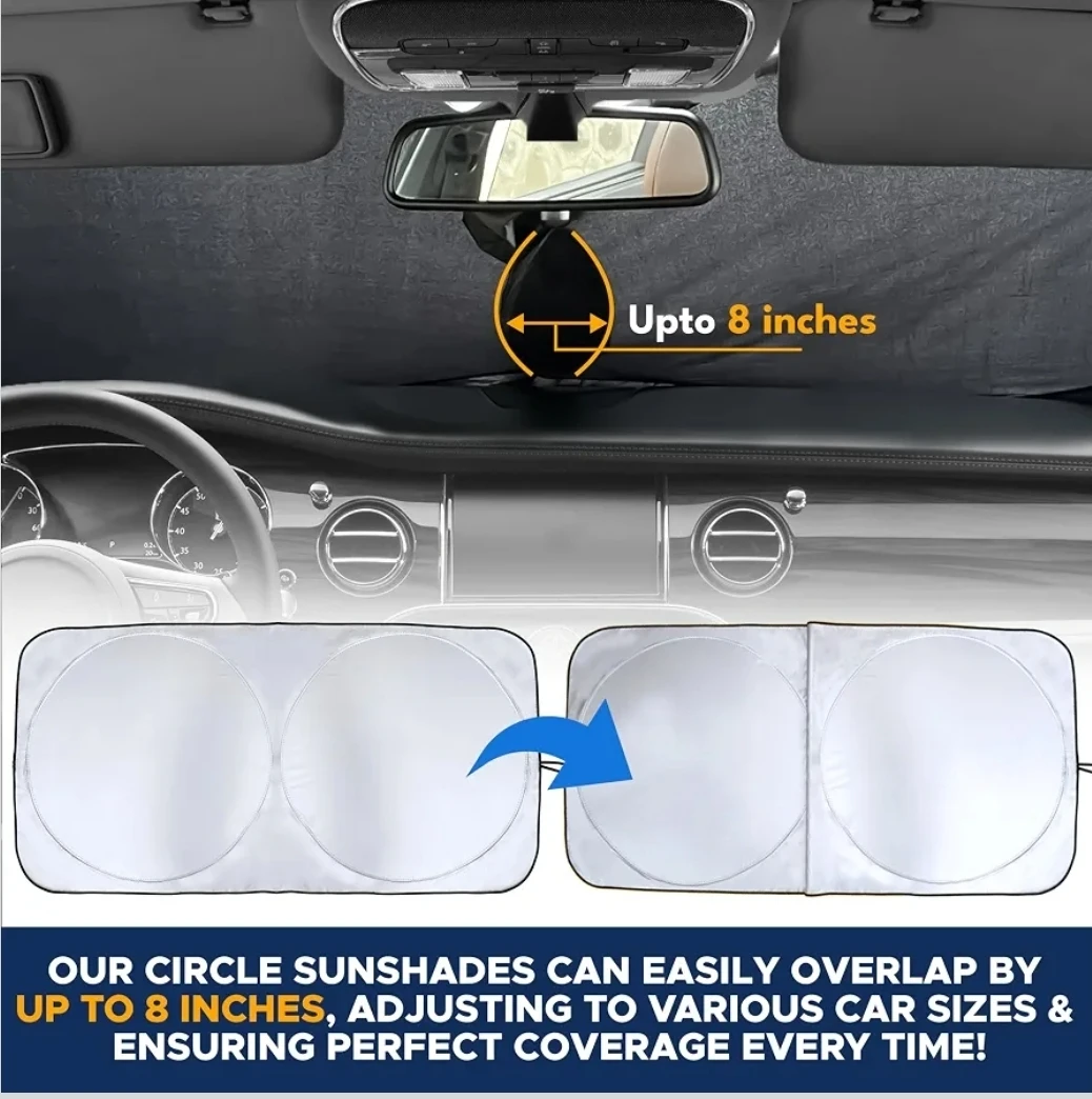 Car Windshield Sun Shade Medium - photo 4
