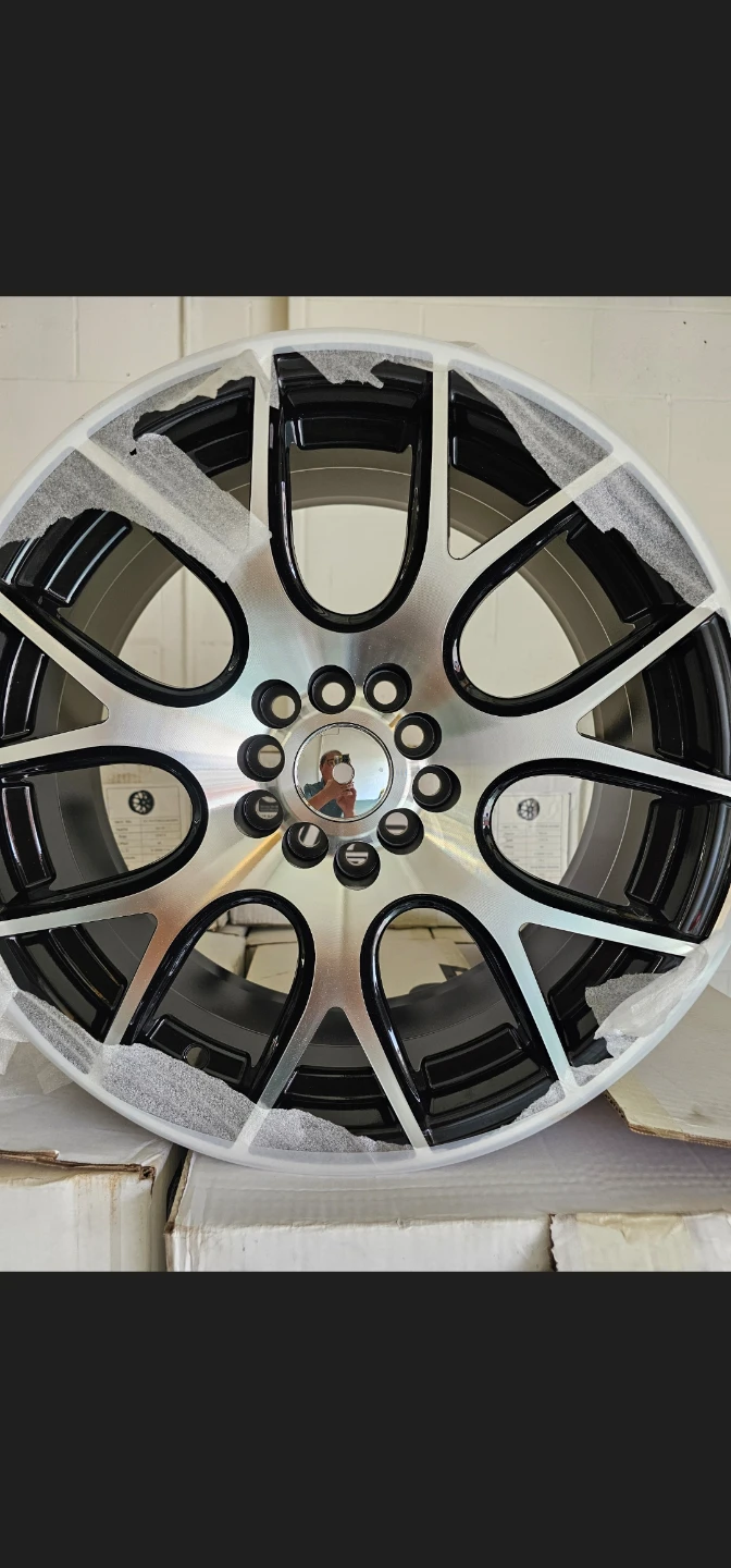 NEW Alumium Alloy Wheels 17x7.5 Gloss Black Milled