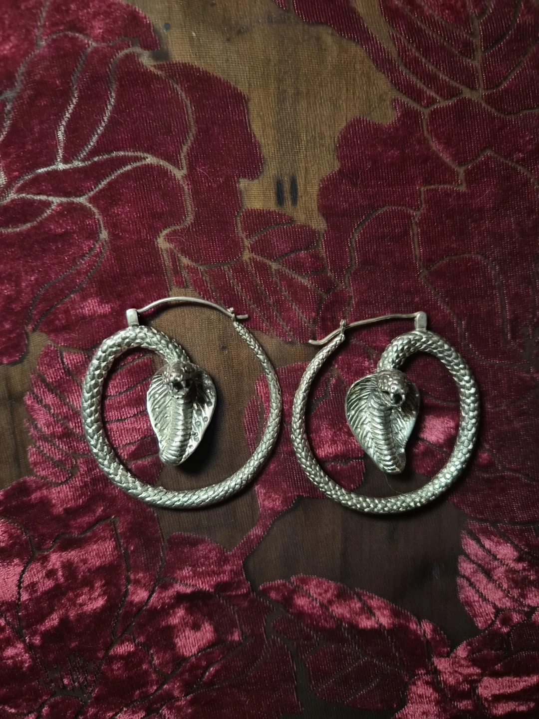 Ask & Embla King Cobra Earrings