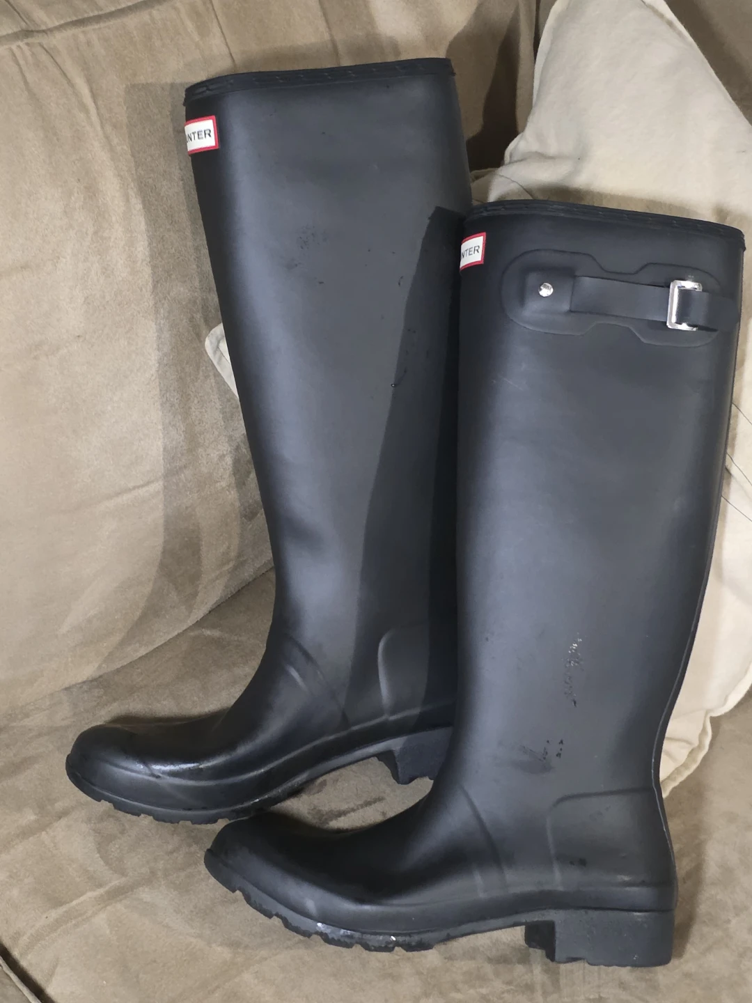 Hunter women's tall rain boots size 9 and 7