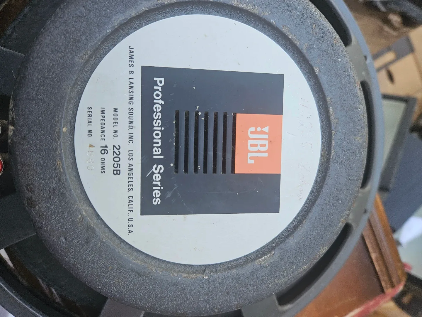 JBL Professional Series 2205B Speaker Driver - photo 4