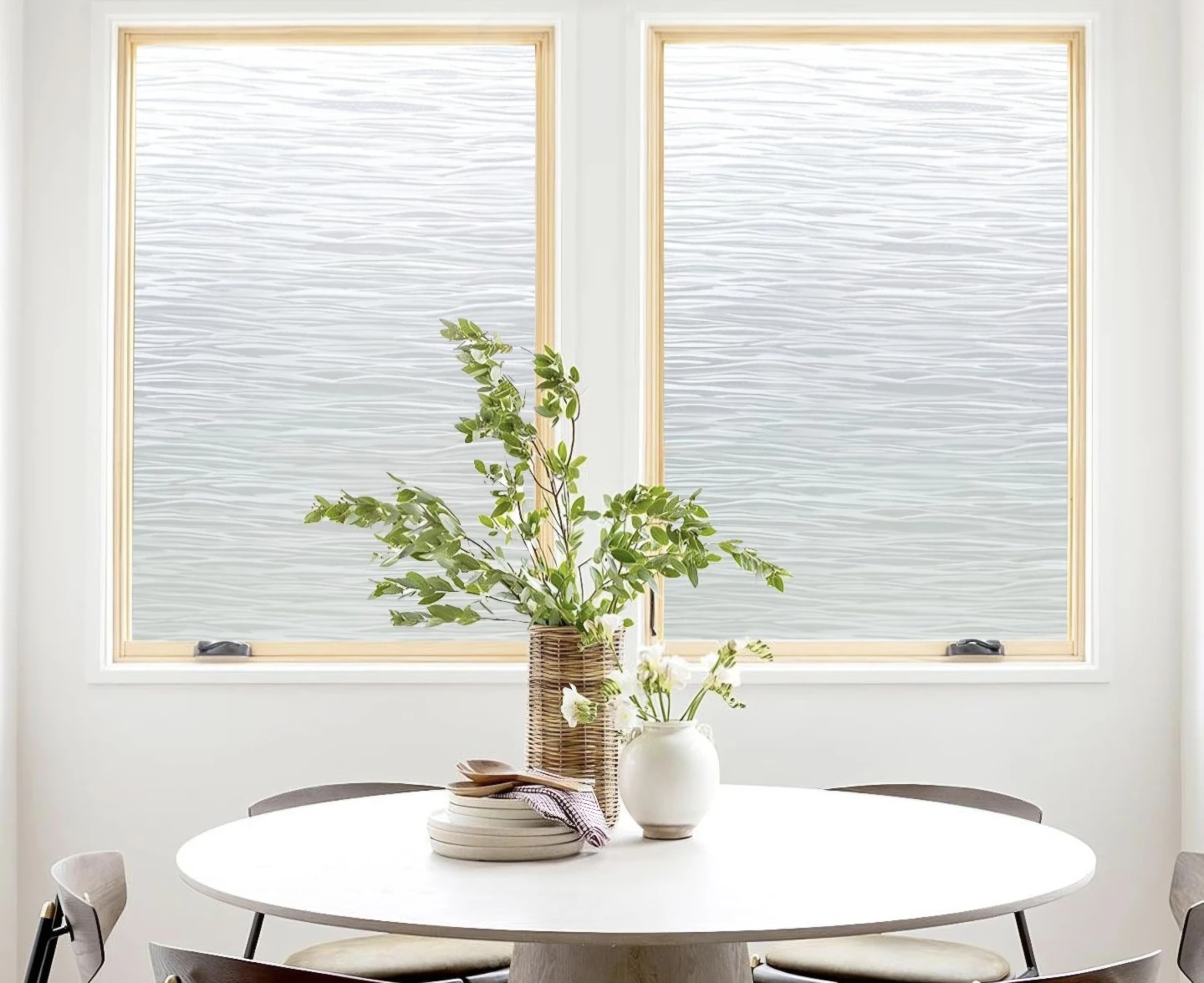 Window Film Privacy, Static Cling - Gentle Waves 17.5"x78.7" - photo 2