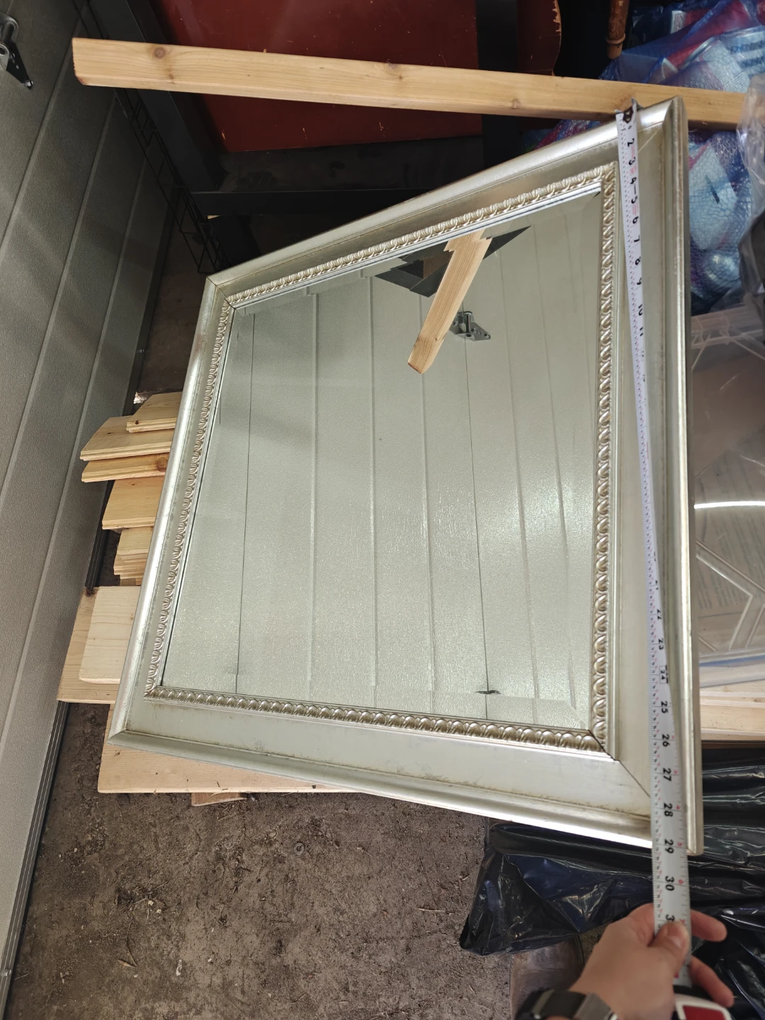 Silver Wall Mirror - photo 3
