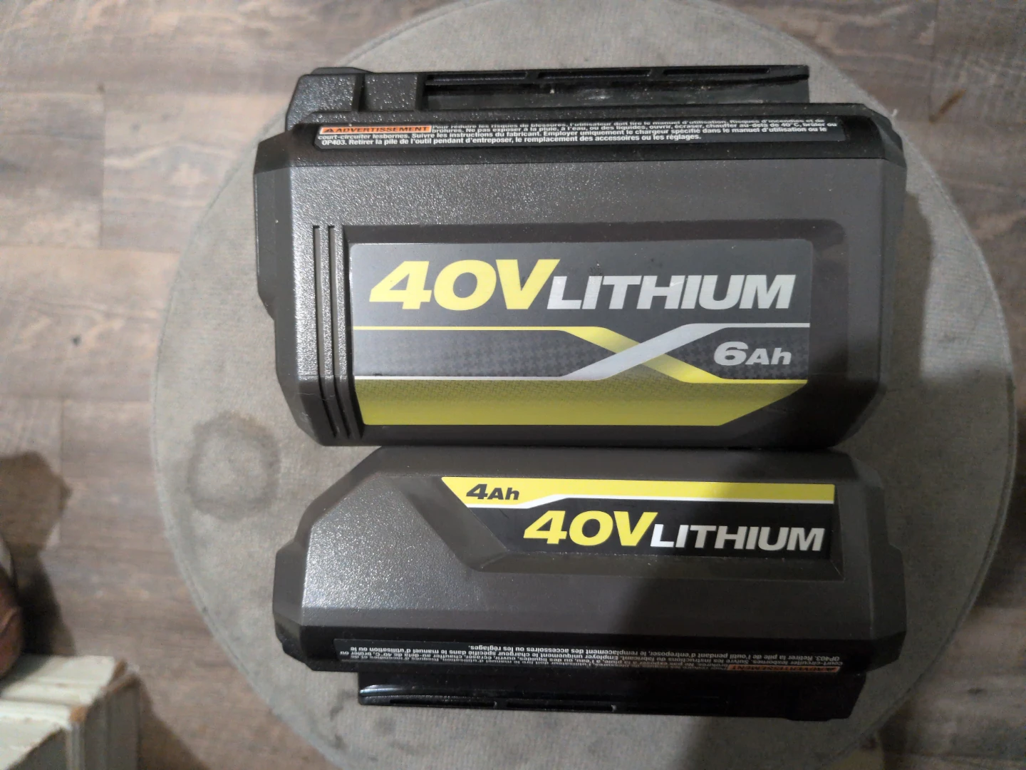 Ryobi 40V Power Source Inverter  w two  40v  lithium batteries - photo 5