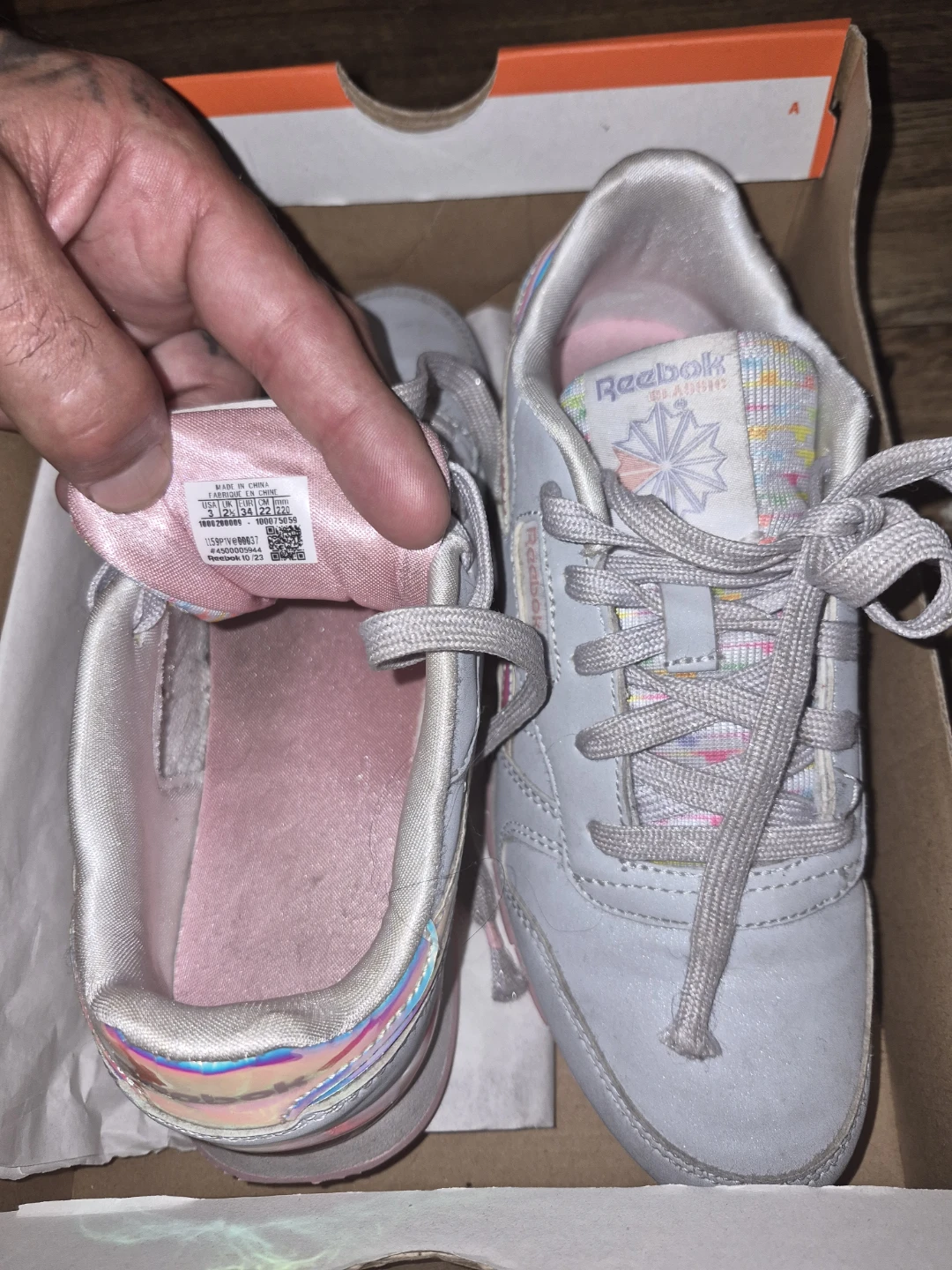 Reebok Classic Sneakers Size 3 - photo 2