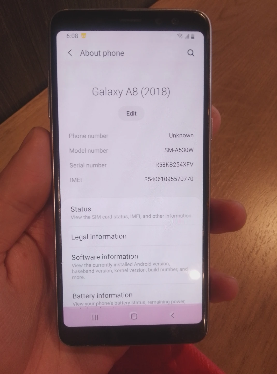 Samsung Galaxy A8 (2018) Smartphone - photo 2