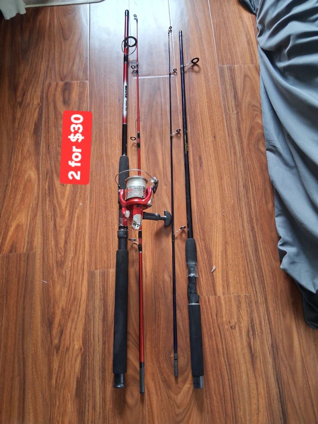 2 Fishing Rods with Reels