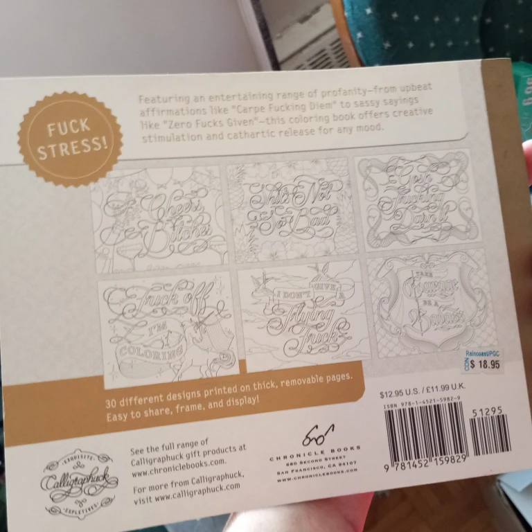 F*cking Awesome Coloring Book by Calligraphuck - photo 4