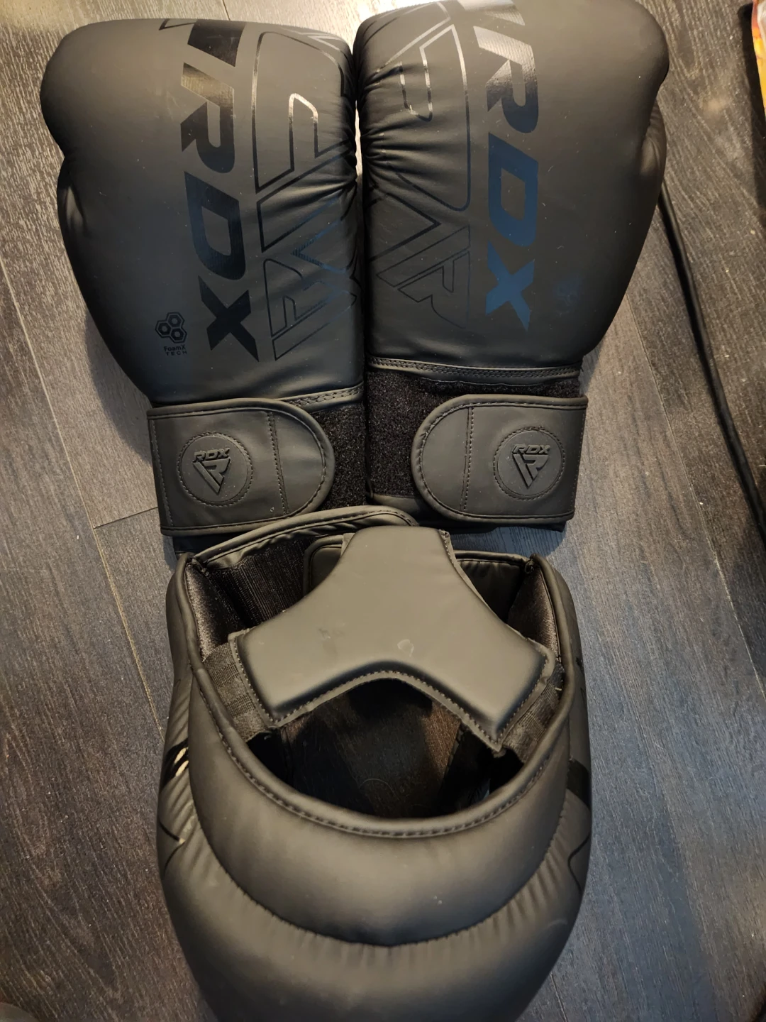RDX Boxing Gloves and Headgear Set