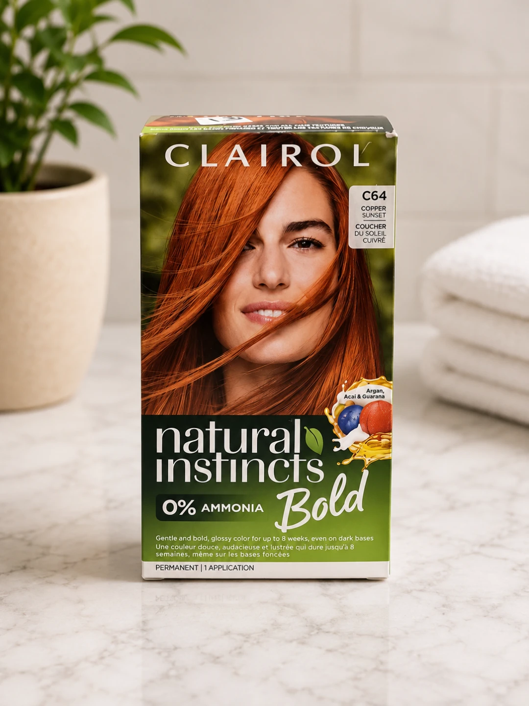 Clairol Natural Instincts Bold Copper Sunset C64