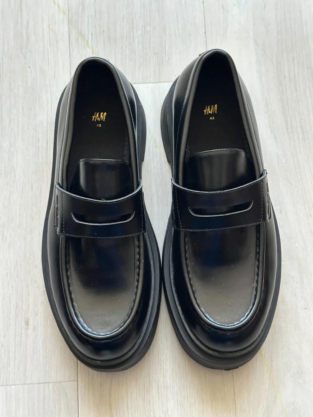 H&M Black Loafers Size 42