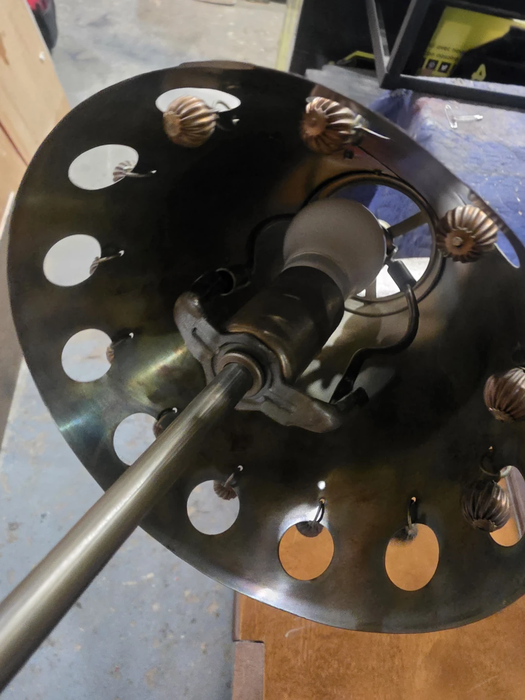 Vintage Metal Table Lamp - photo 3