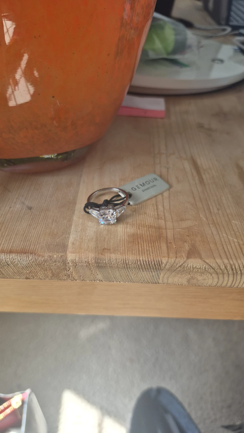 GEMOUR Sterling Silver Cubic Zirconia Ring - photo 4