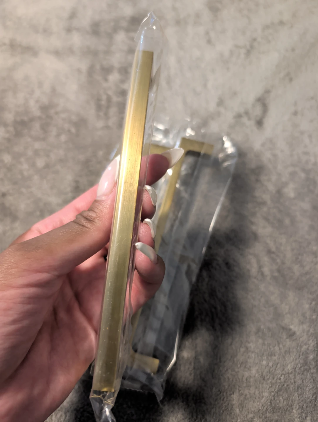 Set of 4 Brushed Gold Cabinet Handles - photo 2