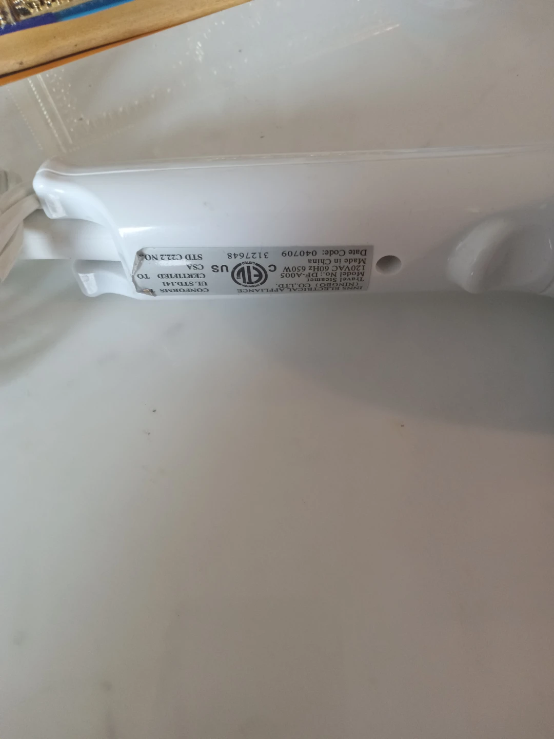 SteamBuddy Travel Steamer DF-A005 - photo 3