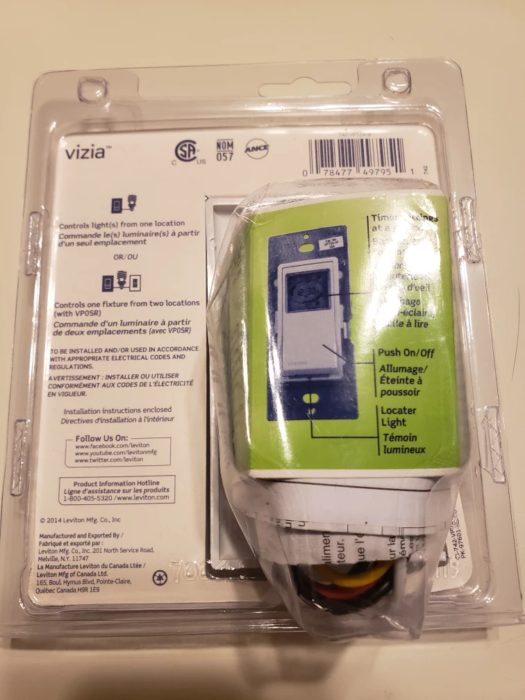 Leviton Vizia 24 Hour Programmable Timer - photo 2
