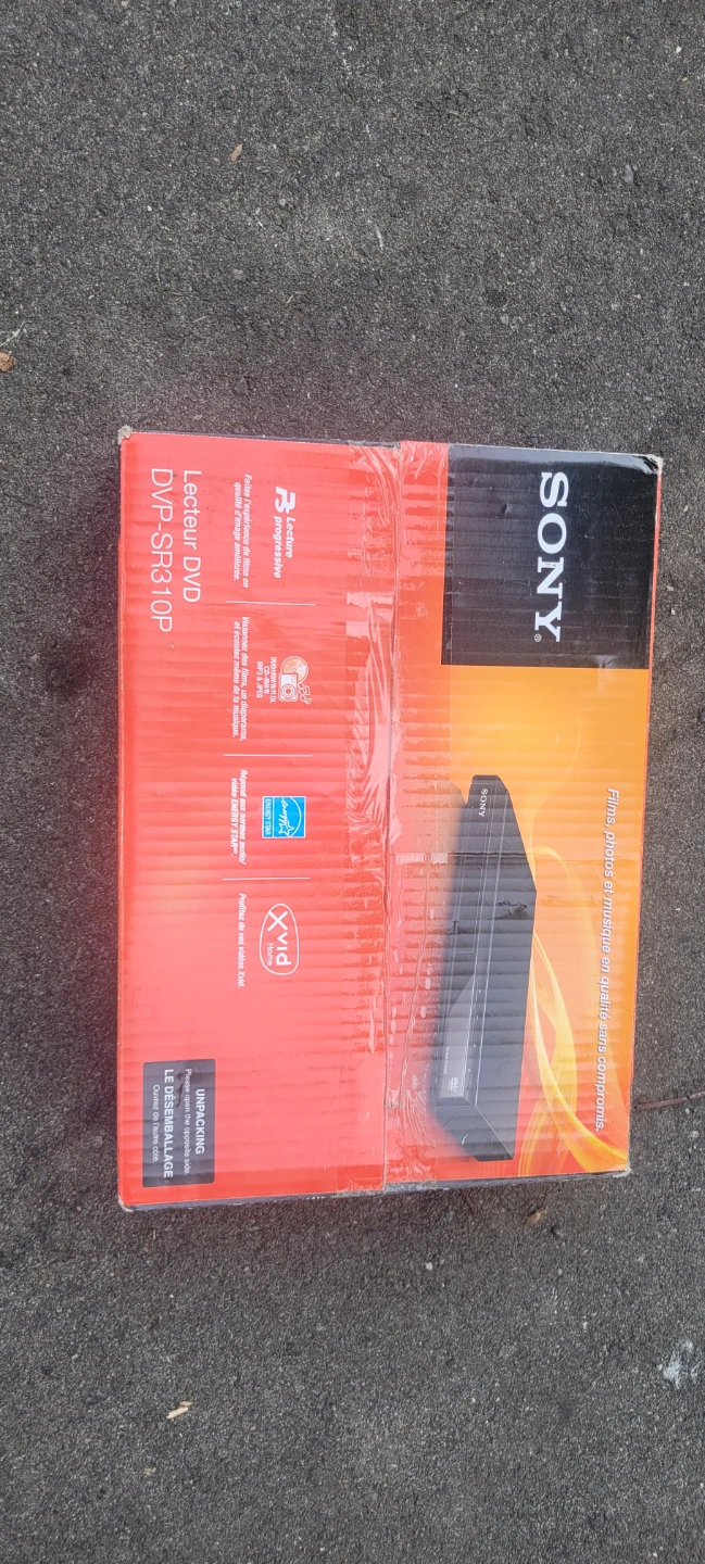 Sony DVP-SR310P DVD Player